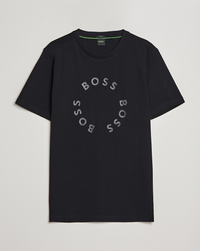 Herr | Kläder | BOSS Athleisure | Circle Logo Crew Neck T-Shirt Black