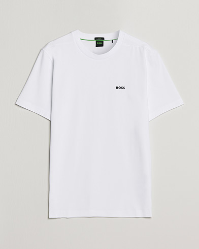 Herr |  | BOSS Athleisure | Logo Crew Neck T-Shirt White