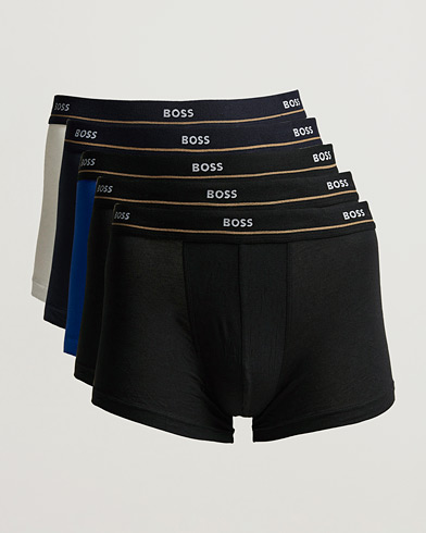 Herr | Avdelningar | BOSS BLACK | 5-Pack Trunk Boxer Black/Navy/Blue/White