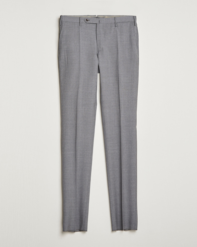 Herr | Kostymbyxor | Incotex | Slim Fit Tropical Wool Trousers Light Grey