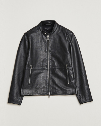 Herr | Jackor | J.Lindeberg | Boris Biker Leather Jacket Black