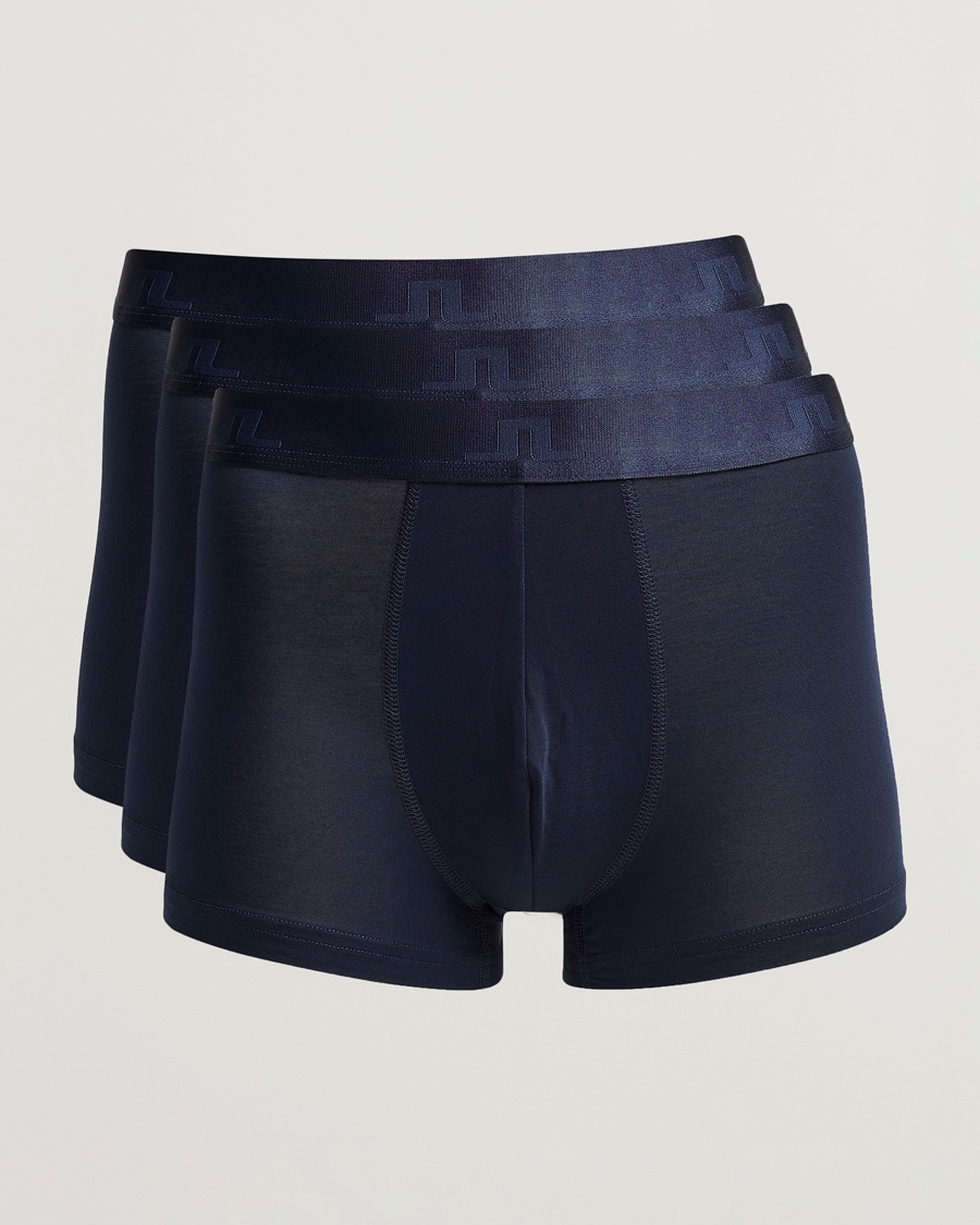 Herr | Kalsonger | J.Lindeberg | 3-pack Bridge Lyocell Boxer Navy