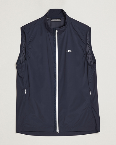 Herr | Golf | J.Lindeberg | Ash Light Packable Vest Navy