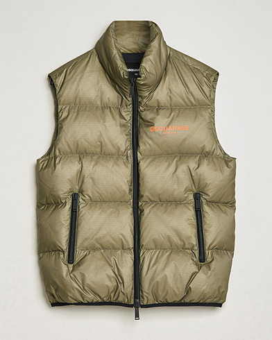 Herr | Dsquared2 | Dsquared2 | Down Puffer Vest Military Green