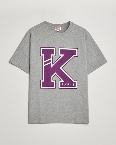 Herr | KENZO | KENZO | College Classic T-Shirt Pearl Grey