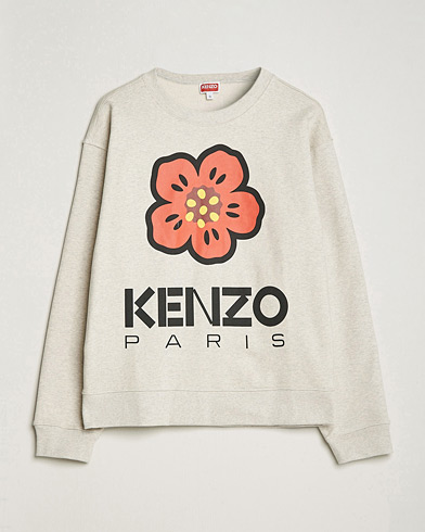 Herr | KENZO | KENZO | Boke Flower Sweatshirt Pale Grey