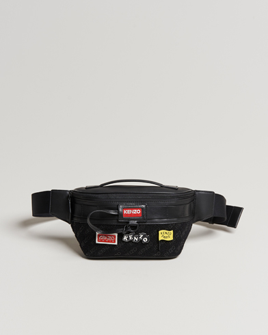 Herr | Axelremsväskor | KENZO | Belt Leather Bag Black