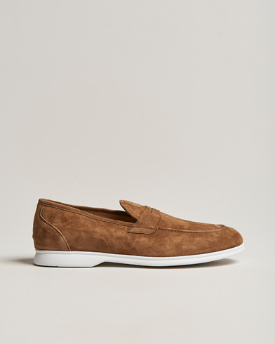Herr | Loafers | Kiton | Summer Loafers Brown Suede
