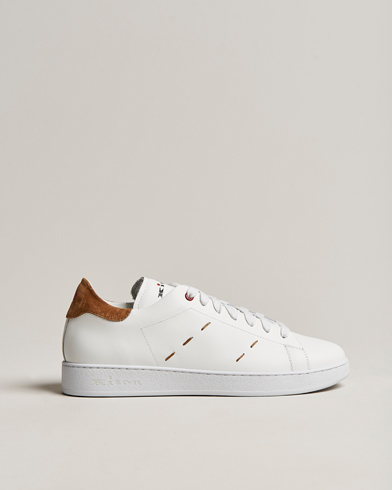 Herr | Luxury Brands | Kiton | Plain Sneakers White Calf