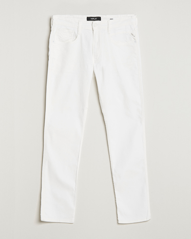 Herr | Slim fit | Replay | Anbass Stretch Jeans White