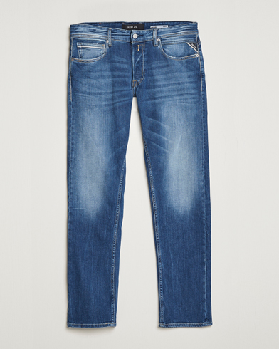 Herr | Straight leg | Replay | Grover Straight Fit Stretch Jeans Medium Blue