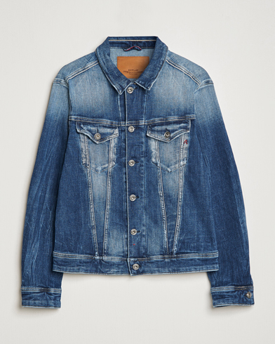 Herr | Jeansjackor | Replay | Vintage 5 Year Wash Denim Jacket Medium Blue