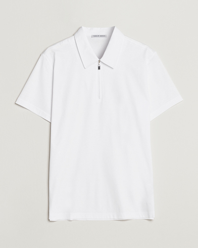 Herr | Kortärmade skjortor | Tiger of Sweden | Laron Mercerized Cotton Shirt Pure White