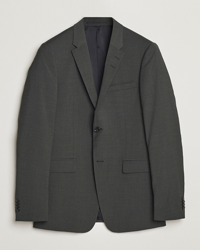 Herr | Kostymkavajer | Tiger of Sweden | Jerretts Wool Travel Suit Blazer Olive Extreme