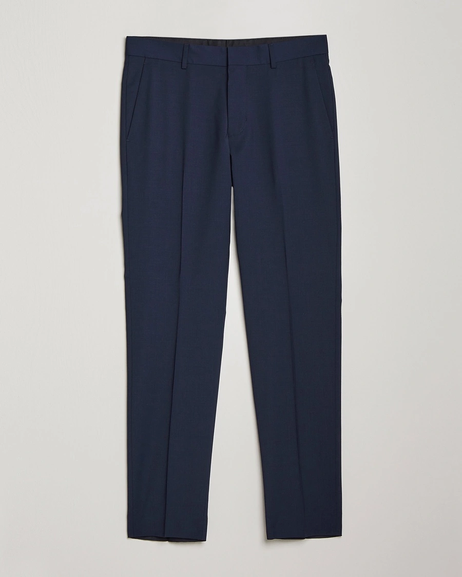 Herr | Kavaj | Tiger of Sweden | Tenuta Wool Travel Suit Trousers Royal Blue