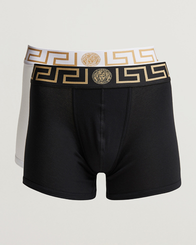 Herr | Underkläder | Versace | 2-Pack Greca Boxer Briefs Black/White