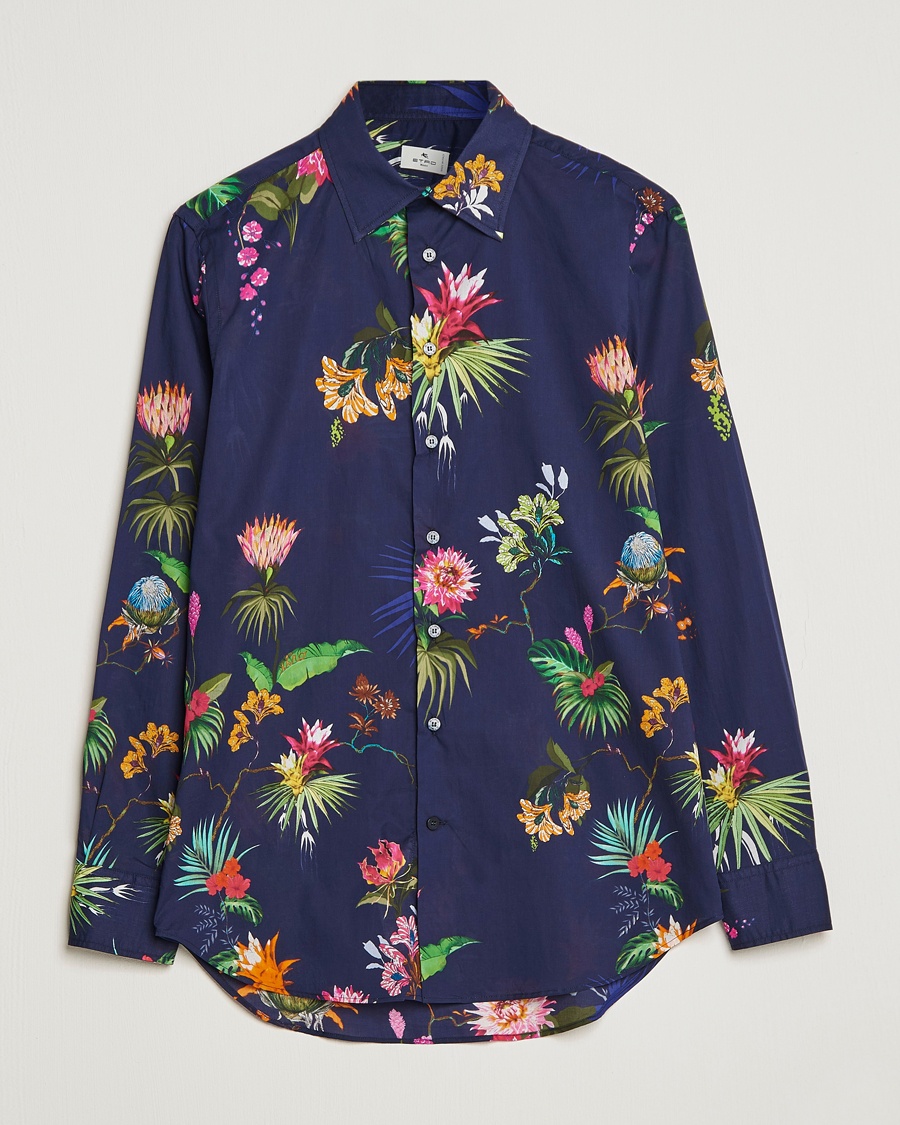 Herr | Etro | Etro | Floreale Printed Shirt Navy