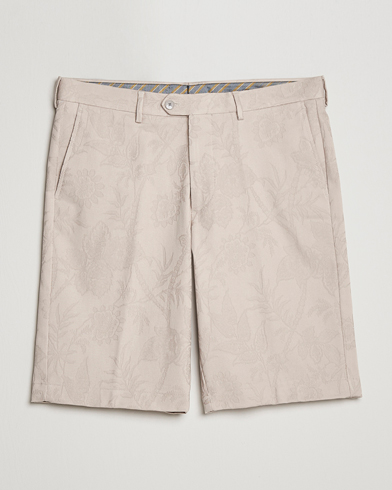 Herr | Chinosshorts | Etro | Jacquard Weave Shorts Beige