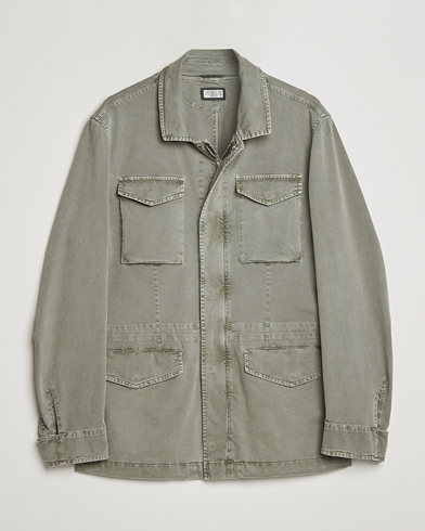 Herr | Dressade jackor | Brunello Cucinelli | Cotton Field Jacket Olive