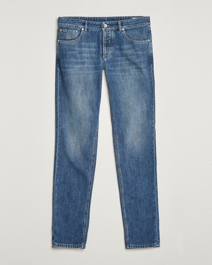 Herr | Brunello Cucinelli | Brunello Cucinelli | Slim Fit Jeans Dark Wash