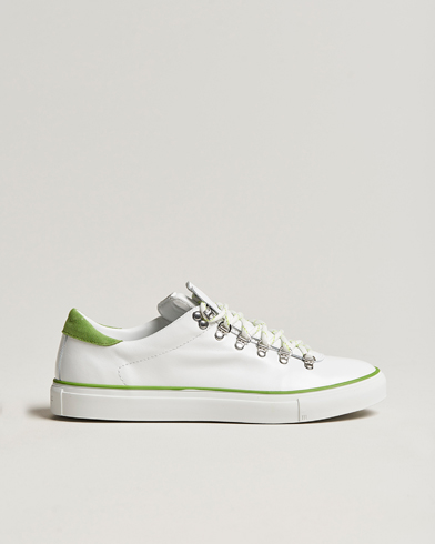 Herr | Sneakers | Diemme | Marostica Low Sneaker White Nappa Lime