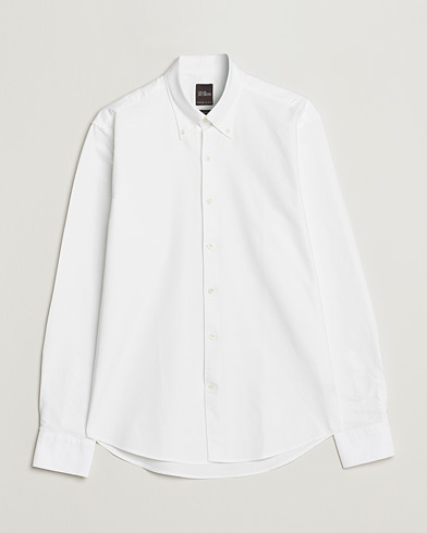 Herr |  | Oscar Jacobson | Regular Fit Button Down Oxford Shirt White