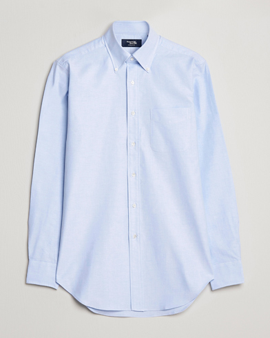 Herr | Oxfordskjortor | Kamakura Shirts | Slim Fit Oxford BD Shirt Light Blue