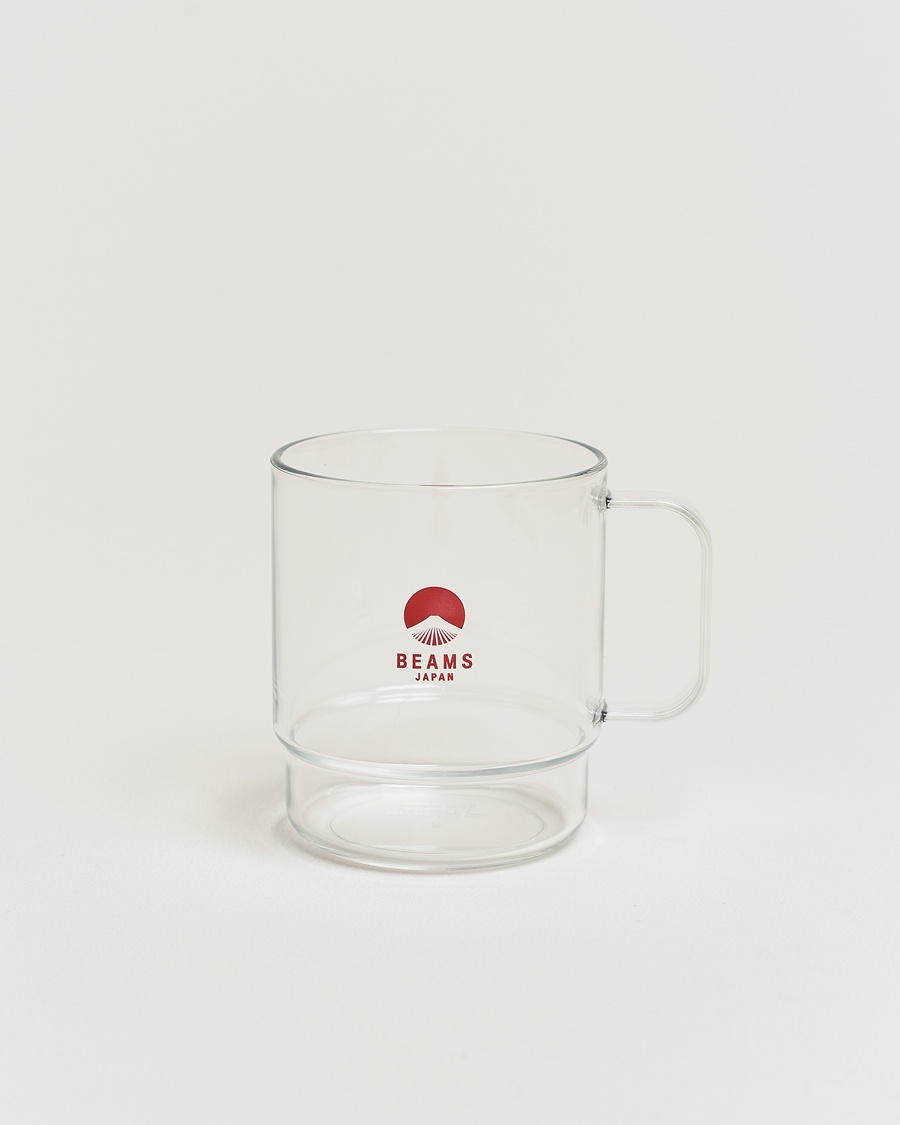 Beams Japan Stacking Mug White/Red – Transparent