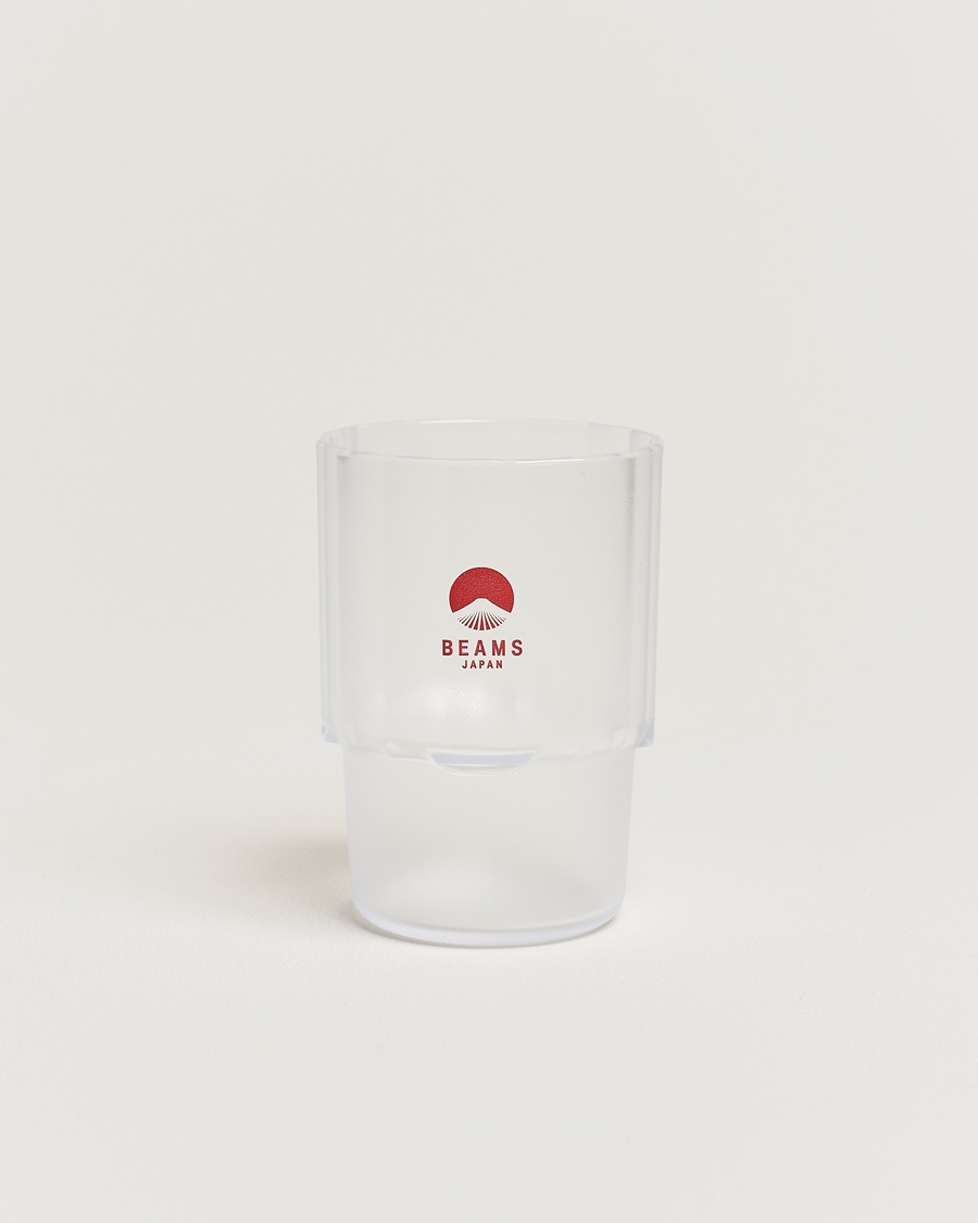 Beams Japan Stacking Cup White/Red – Transparent
