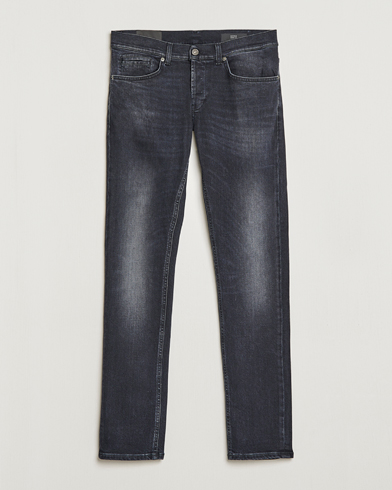 Herr | Svarta jeans | Dondup | George Jeans Worn Black