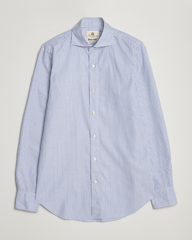 Herr |  | Finamore Napoli | Tokyo Slim Chambray Shirt Light Blue Stripe