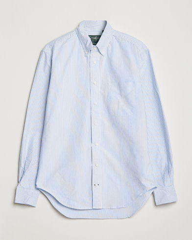 Herr |  | Gitman Vintage | Button Down Oxford Shirt Blue Stripe