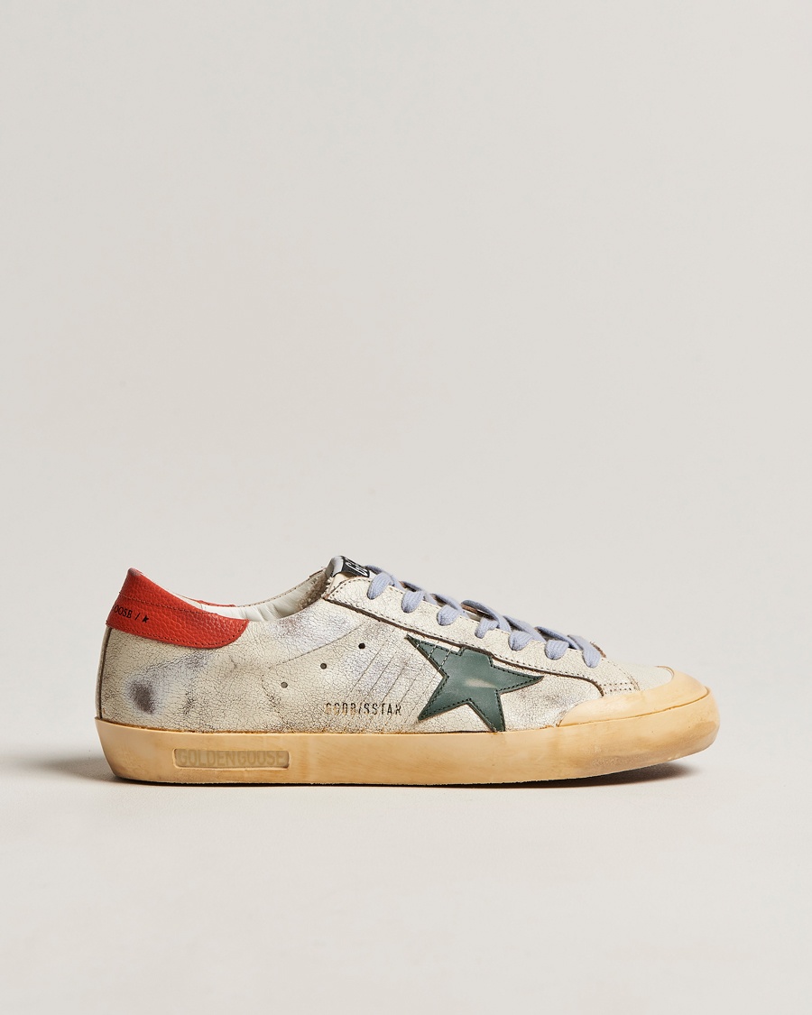 Herr | Golden Goose Deluxe Brand | Golden Goose Deluxe Brand | Super-Star Sneakers White/Orange