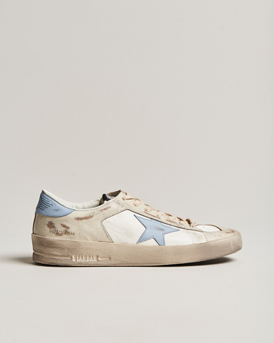 Herr | Luxury Brands | Golden Goose Deluxe Brand | Star Dan Sneakers White/Blue 