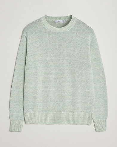 Herr | Inis Meáin | Inis Meáin | Donegal Washed Linen Crew Neck Mint