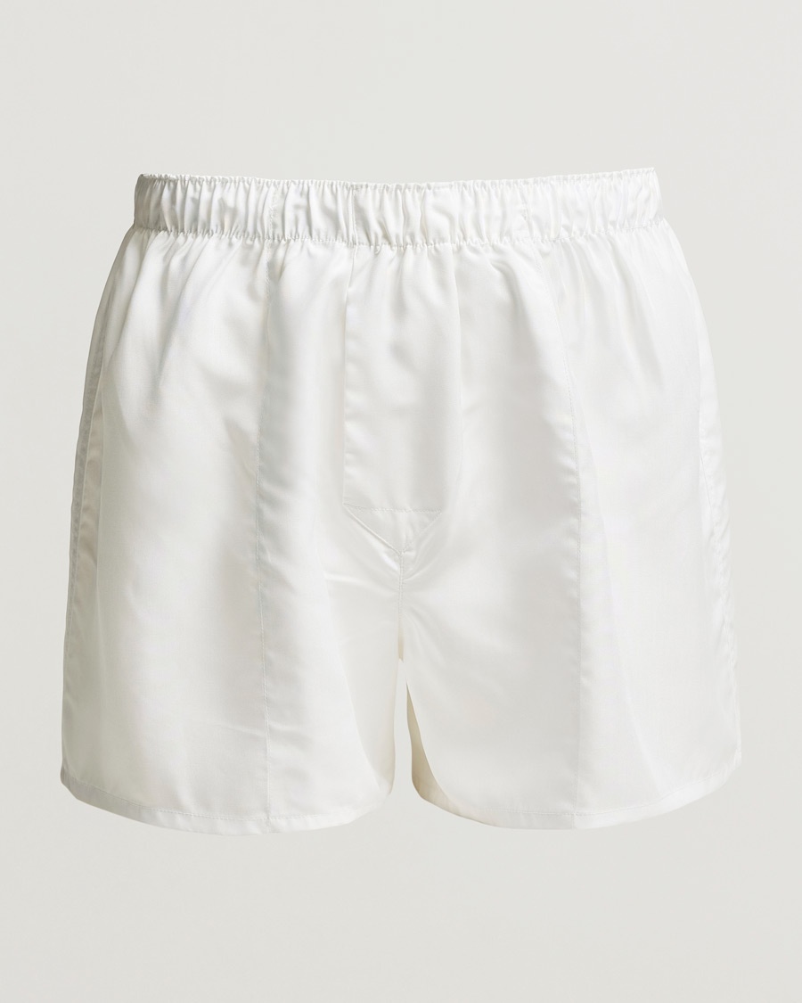 Herr | Kalsonger | CDLP | Woven Boxer Shorts Classic White