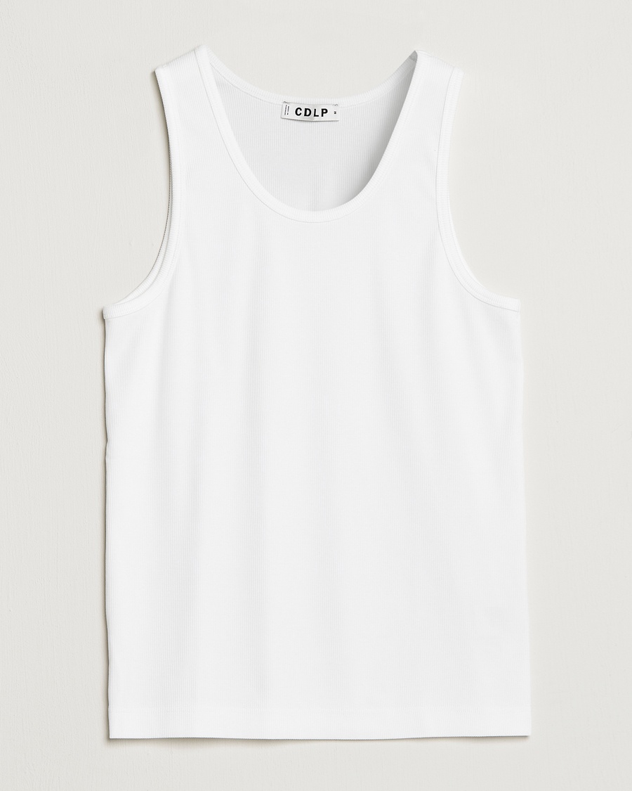 CDLP Rib Tank Top White – Vit