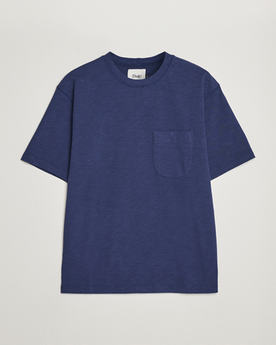 Herr | Drake's | Drake's | Cotton Pocket T-Shirt Navy