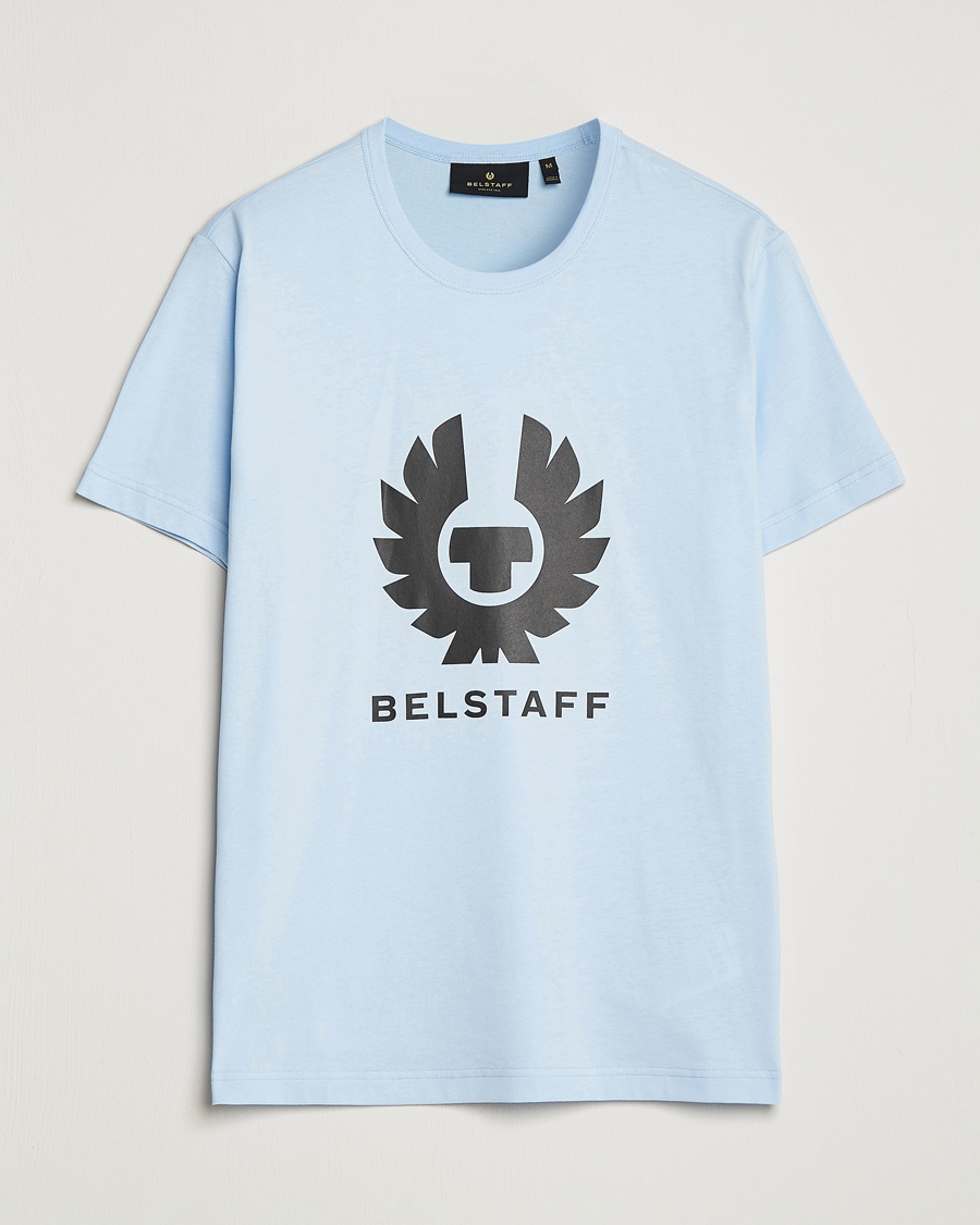 Herr | | Belstaff | Phoenix Logo T-Shirt Sky Blue