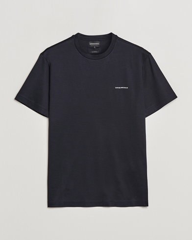 Herr | Emporio Armani | Emporio Armani | Tencel T-Shirt Navy