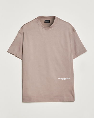 Herr | Emporio Armani | Emporio Armani | Cotton T-Shirt Beige