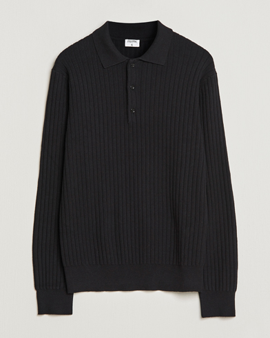 Herr |  | Filippa K | Knitted Polo Shirt Black