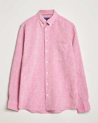 Herr |  | Eton | Slim Fit Linen Shirt Pink