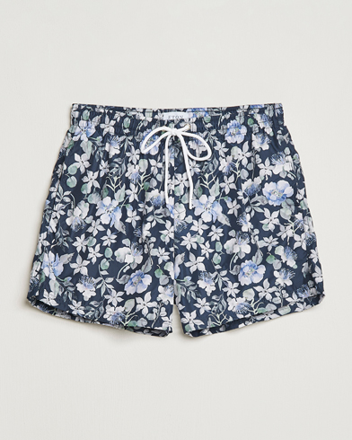 Herr | Eton | Eton | Floral Swim Shorts Navy Blue