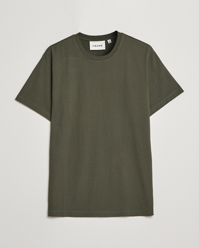 Herr | Nya varumärken | FRAME | Logo T-Shirt Olive Green