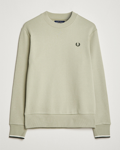 Herr | Fred Perry | Fred Perry | Crew Neck Sweatshirt Sea Gras