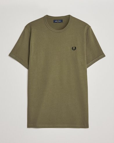 Herr | Fred Perry | Fred Perry | Ringer T-Shirt Unifrom Green