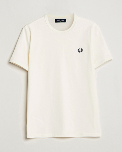 Herr | Fred Perry | Fred Perry | Ringer T-Shirt Ecru