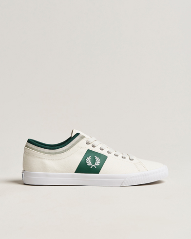 Herr | Sneakers | Fred Perry | Underspin Tipped Cuff Twill Sneaker Porcelain