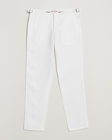 Herr | Linnebyxor | Orlebar Brown | Griffon Linen Trousers White